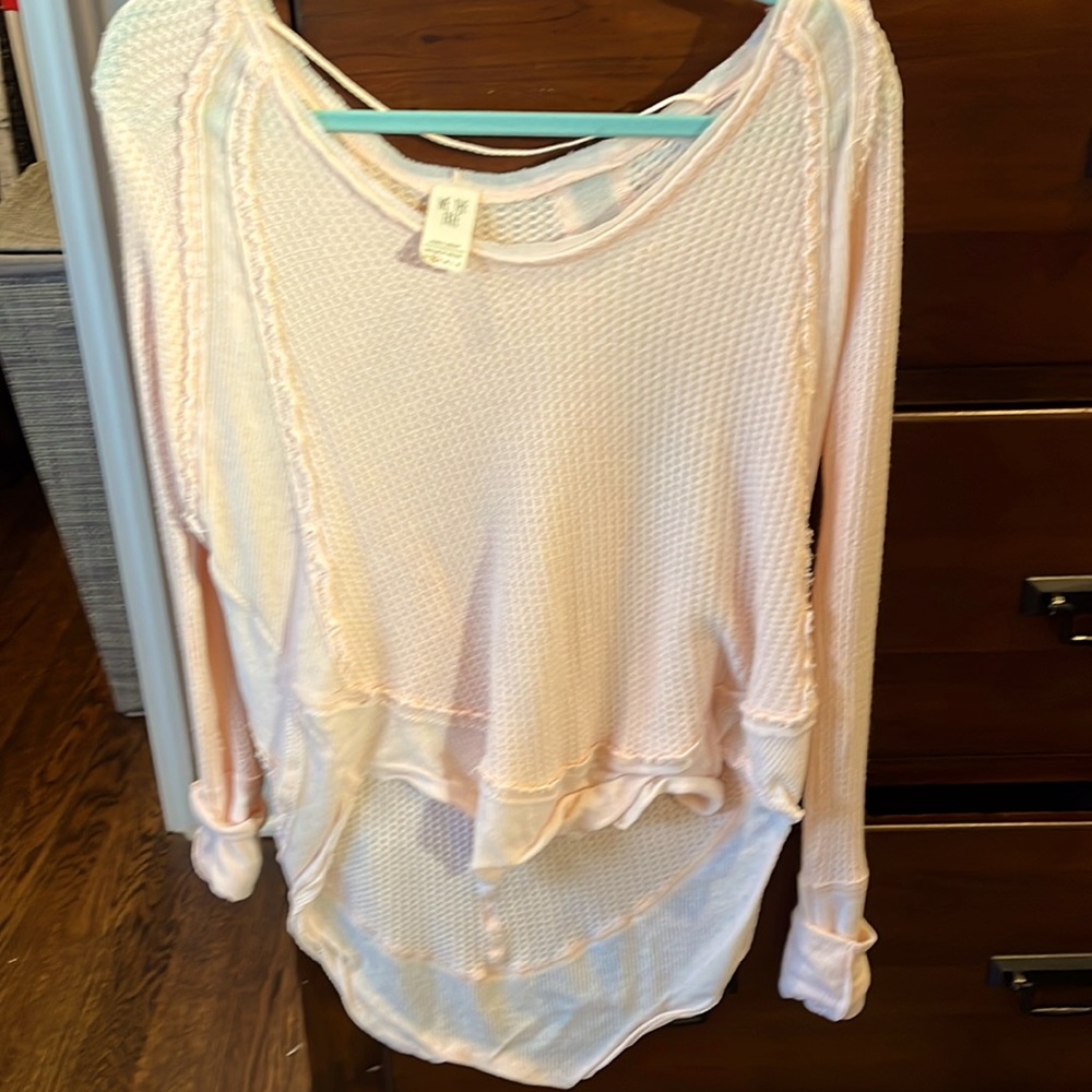 NWOT free people thermal shirt xs